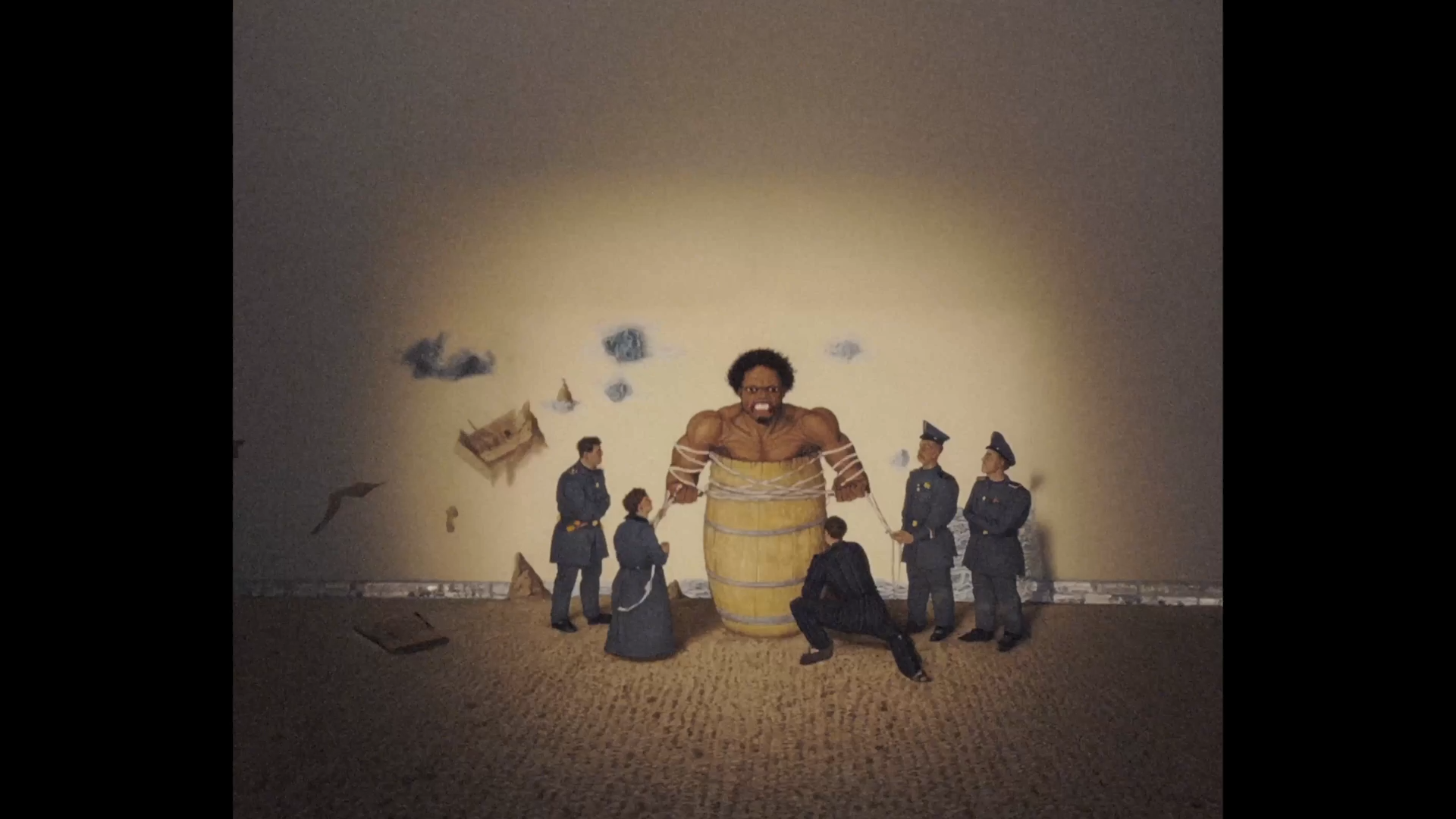 Still from "Driving
Round Looking For Unknown"