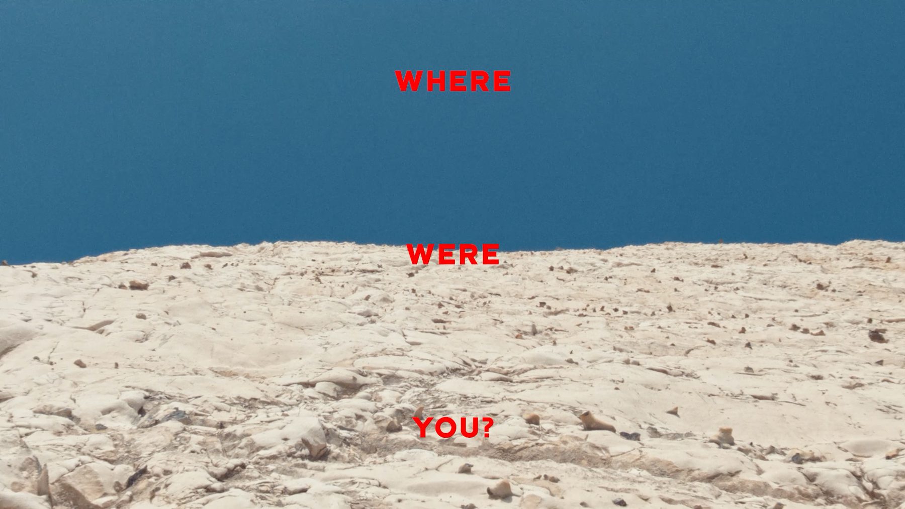 Still from "Where Were You?"