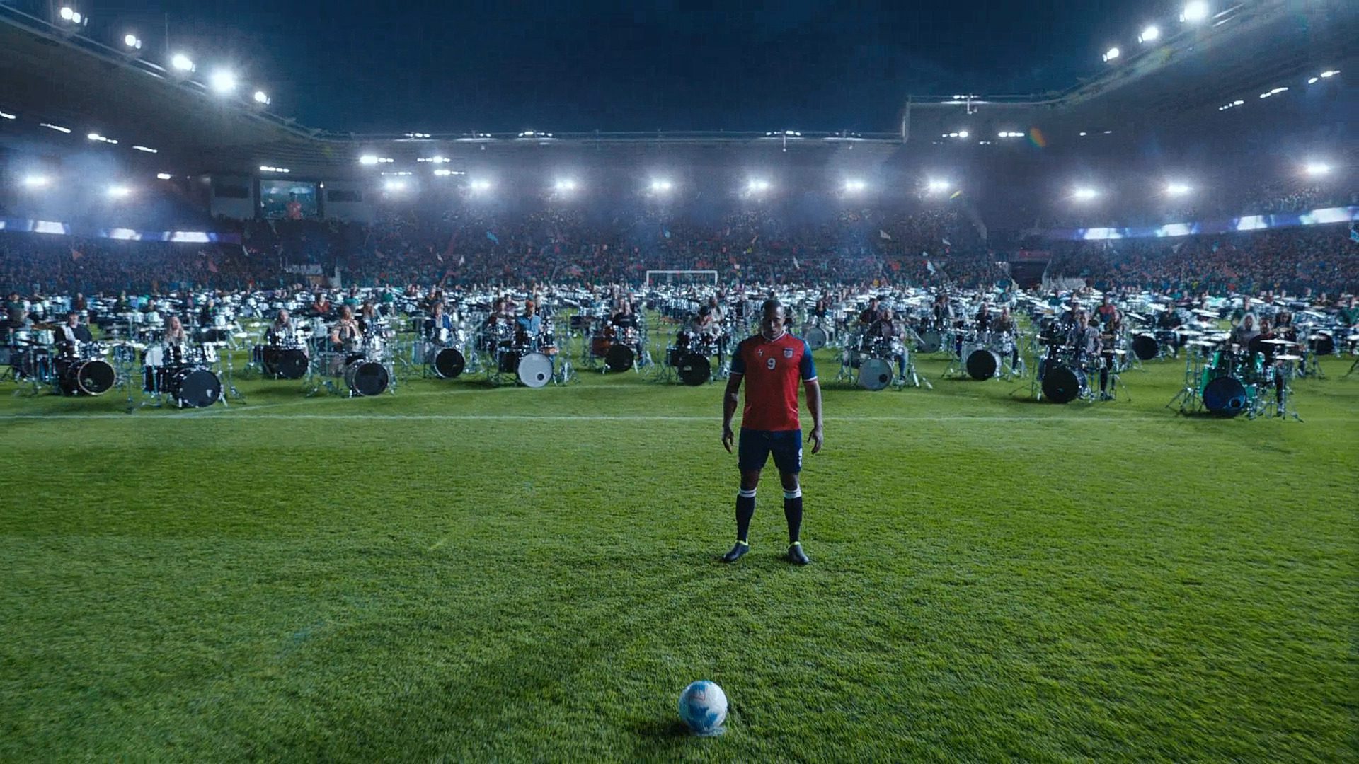 Still from "Drummers"