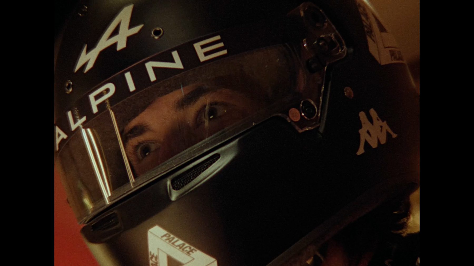 Still from "Palace x Kappa: Alpine F1"