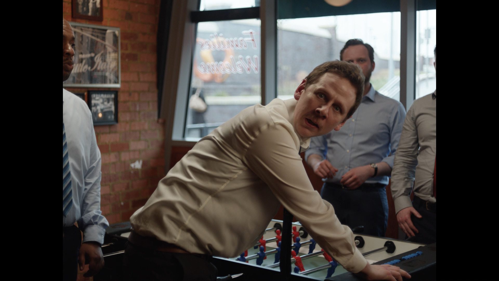 Still from "Table Football"