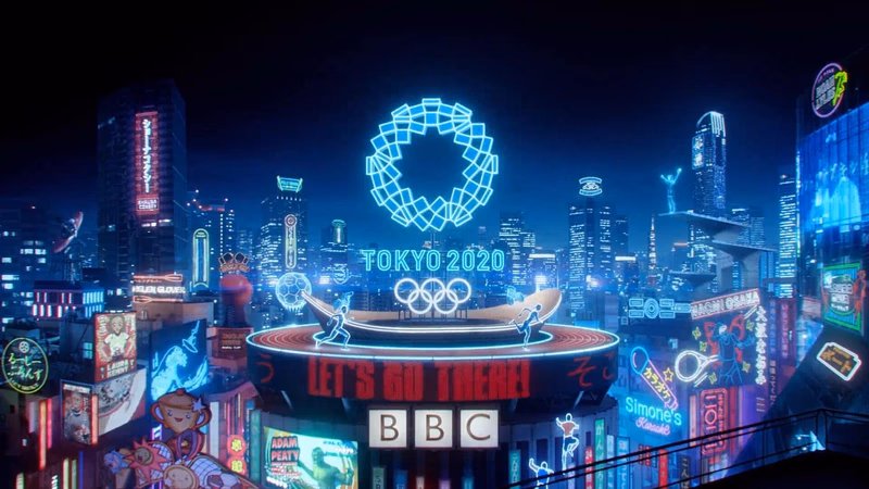BBC Sport, Olympics 2020 — Let's Go There film still