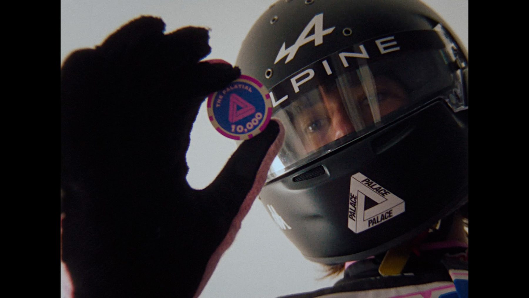 Still from "Palace x Kappa: Alpine F1"
