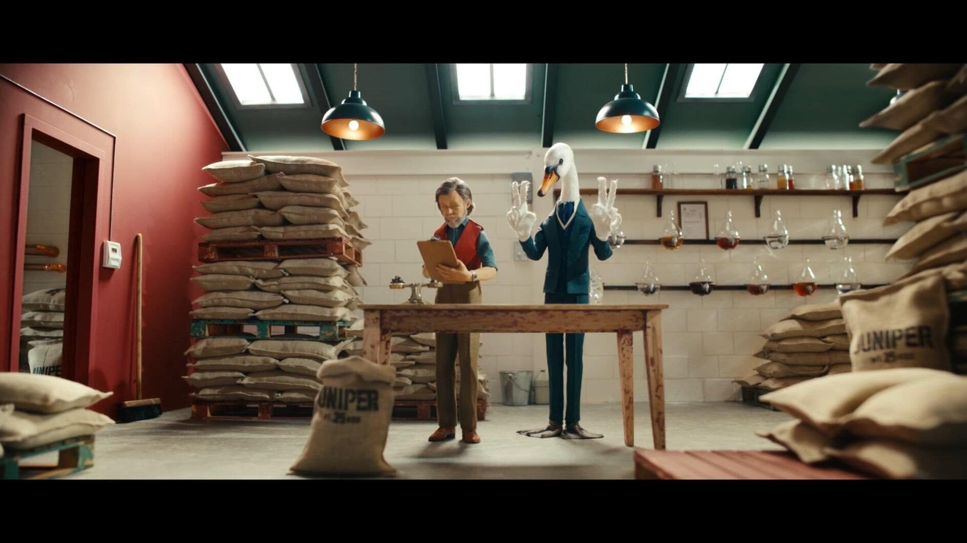 Still from "Mr Swan"