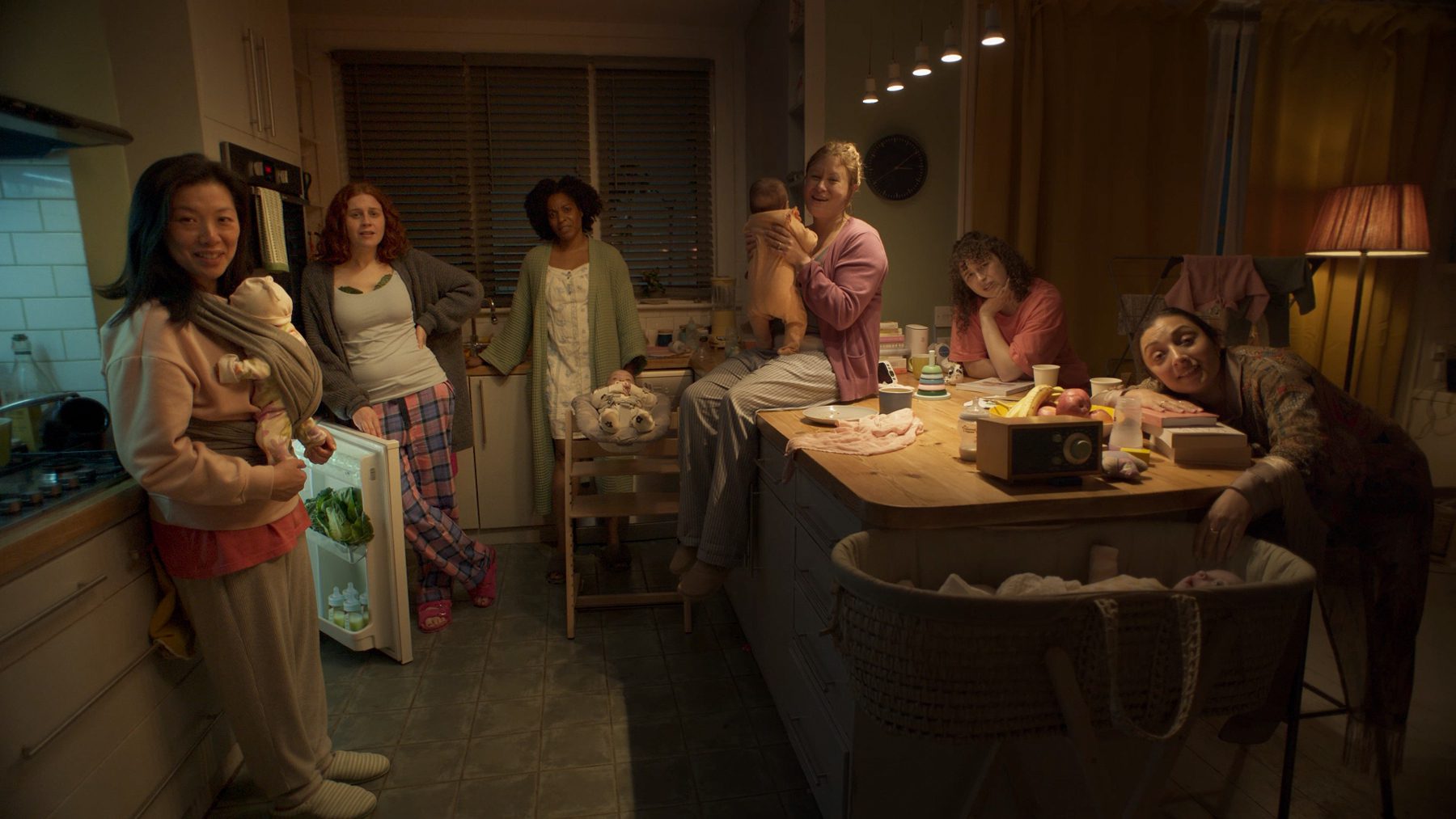 Still from "Life Needs a Big Network: Midnight Mums' Club"