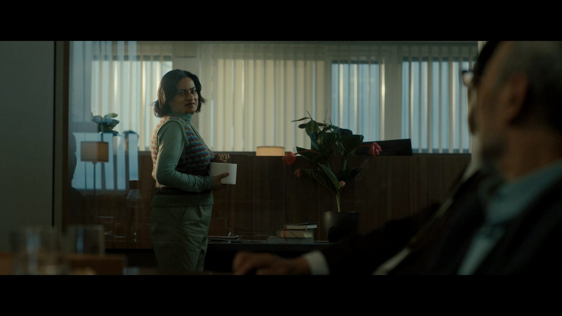 Still from "Get Comfortable: First Office Poo"