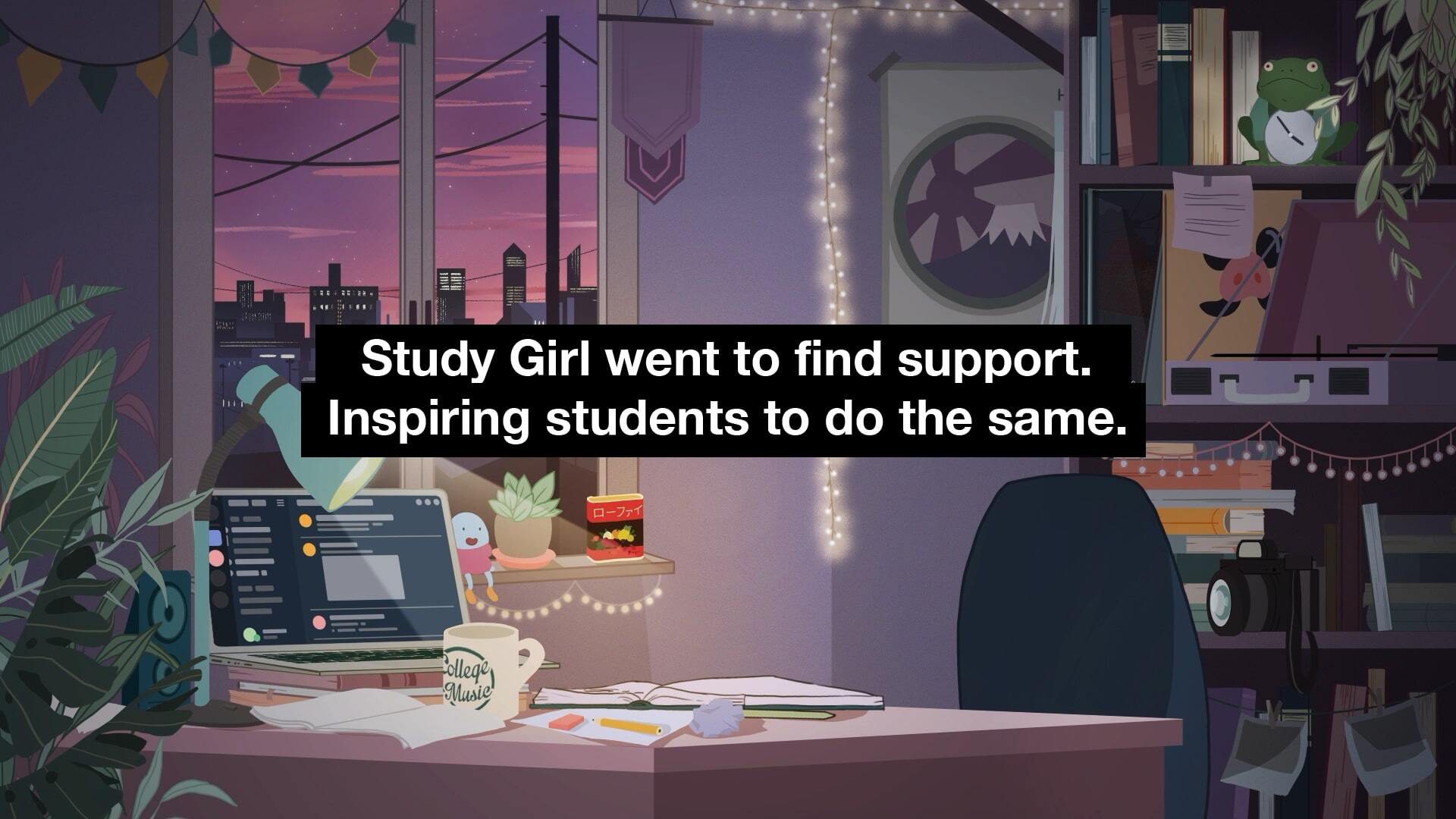 Still from "LoFi Beats Suicide"