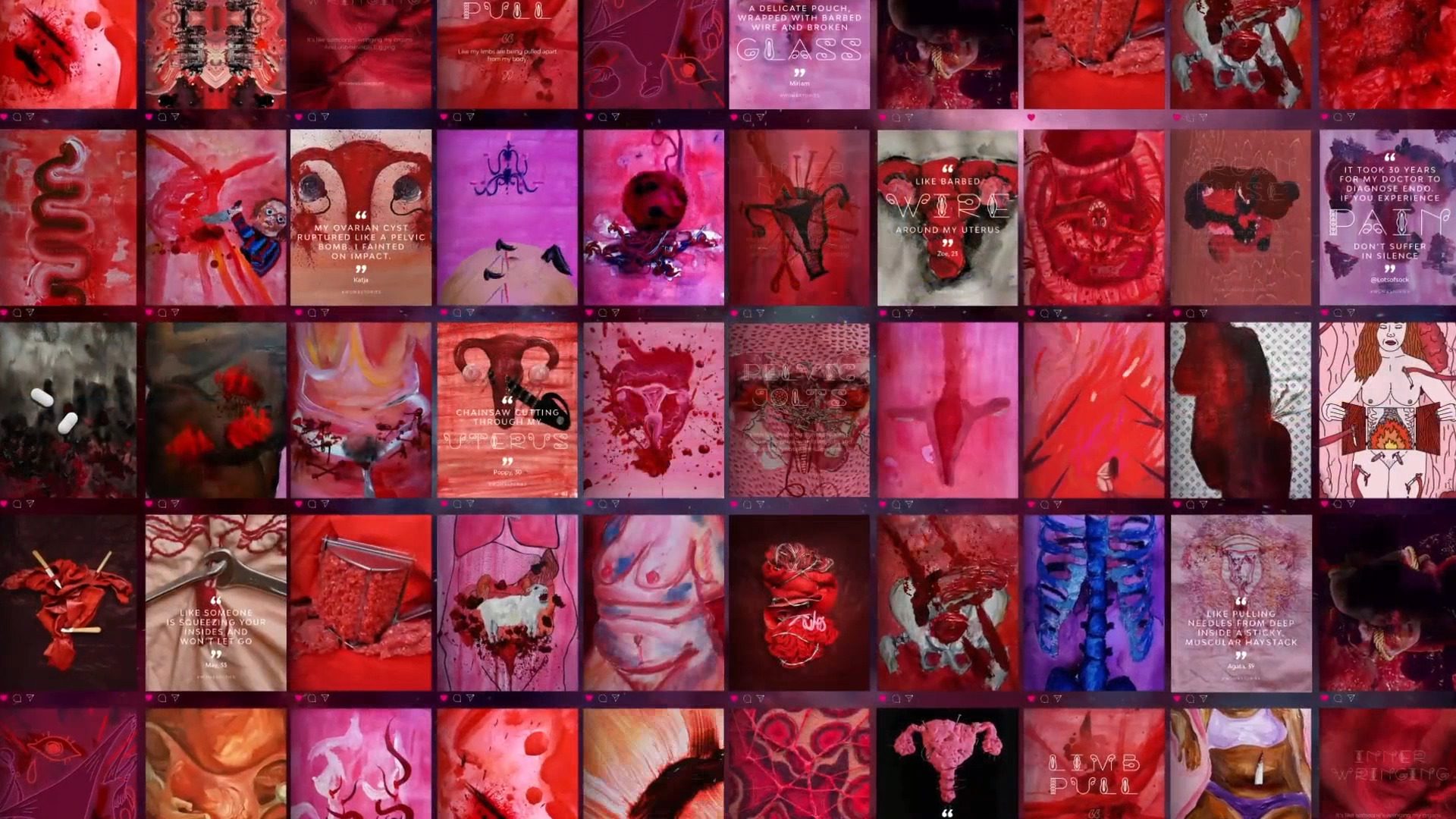 Still from "#wombpainstories"