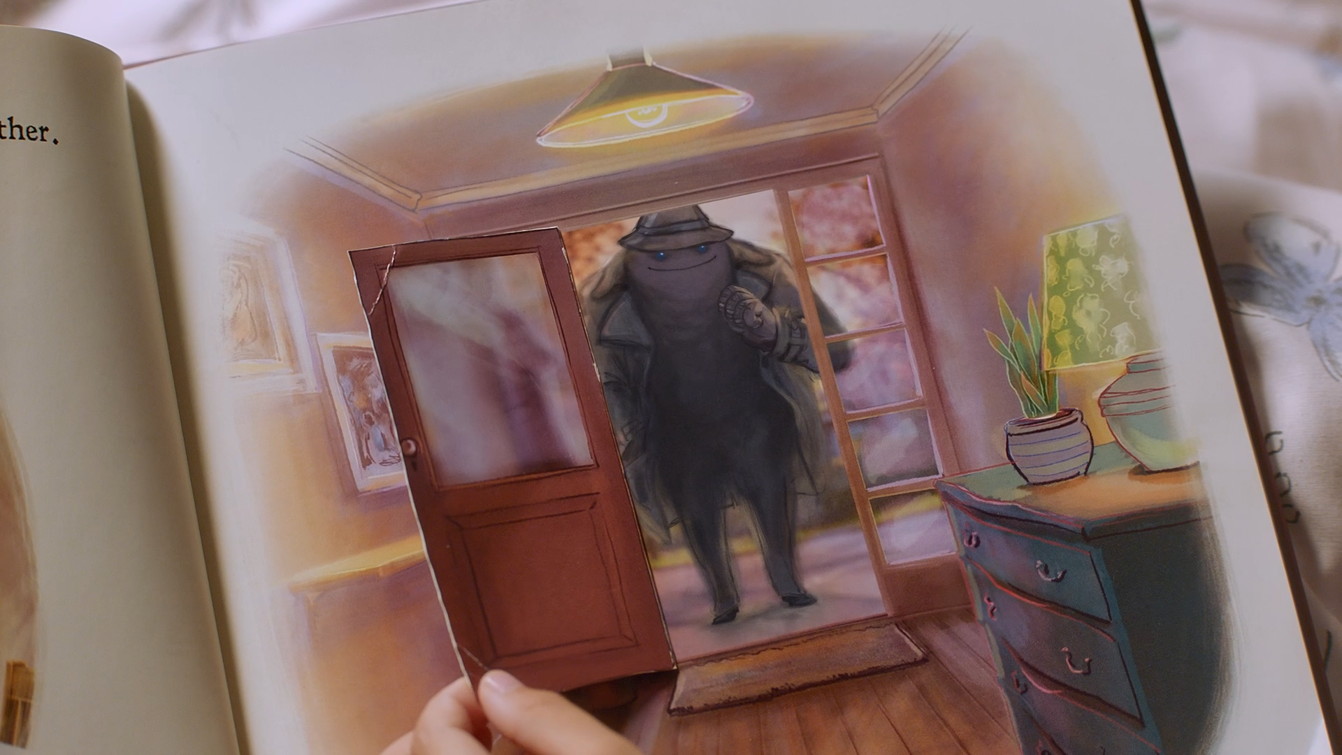 Still from "The Monster Who Came to Tea"