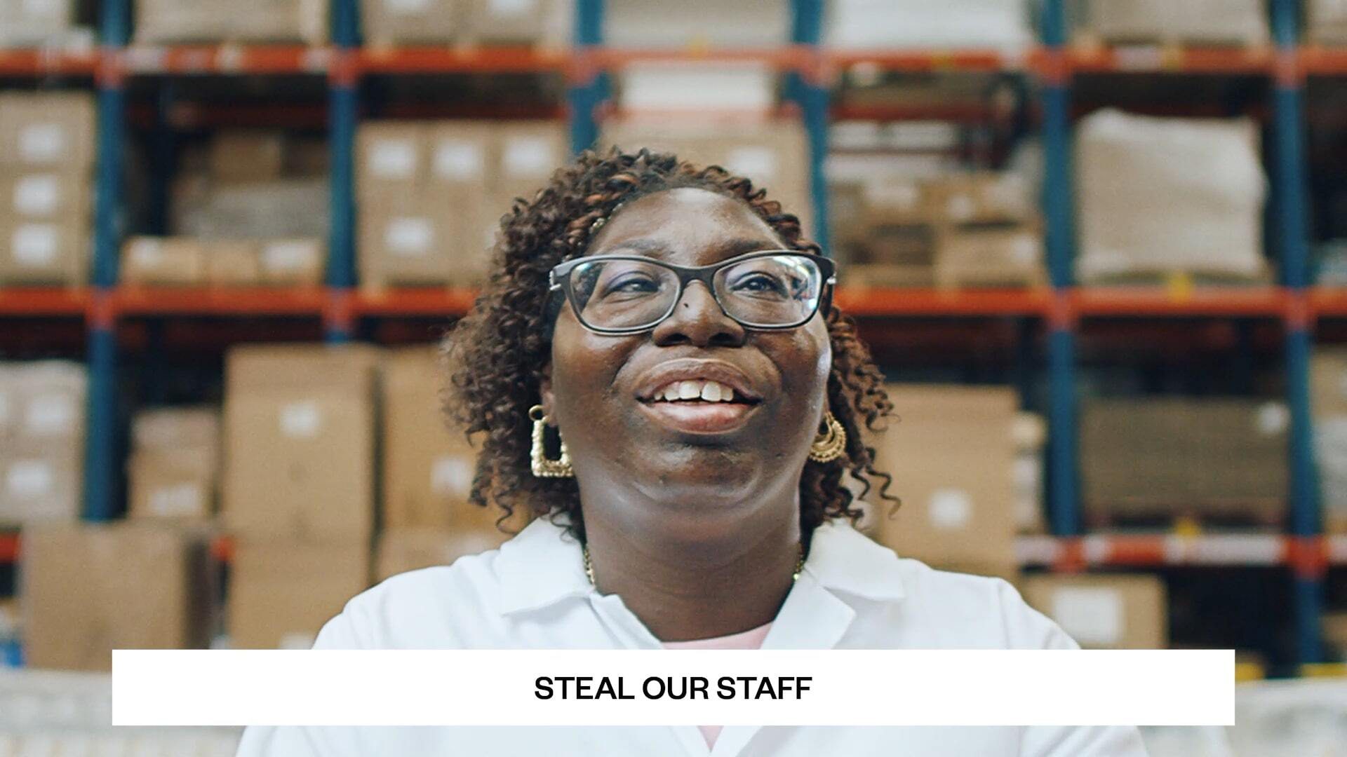 Still from "#STEALOURSTAFF"