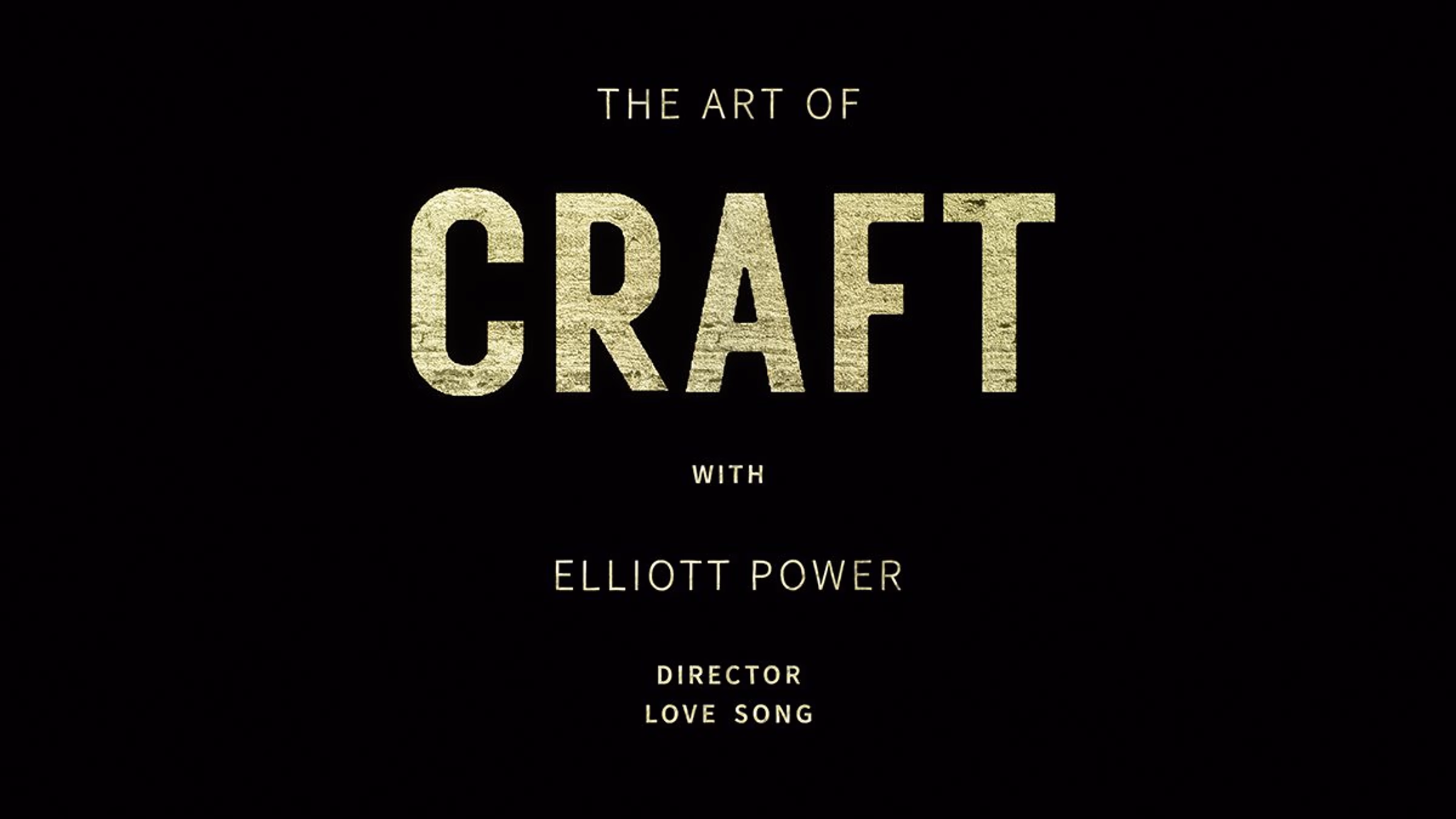 The Art of Craft A new collaboration with Thinkbox and the British Arrows