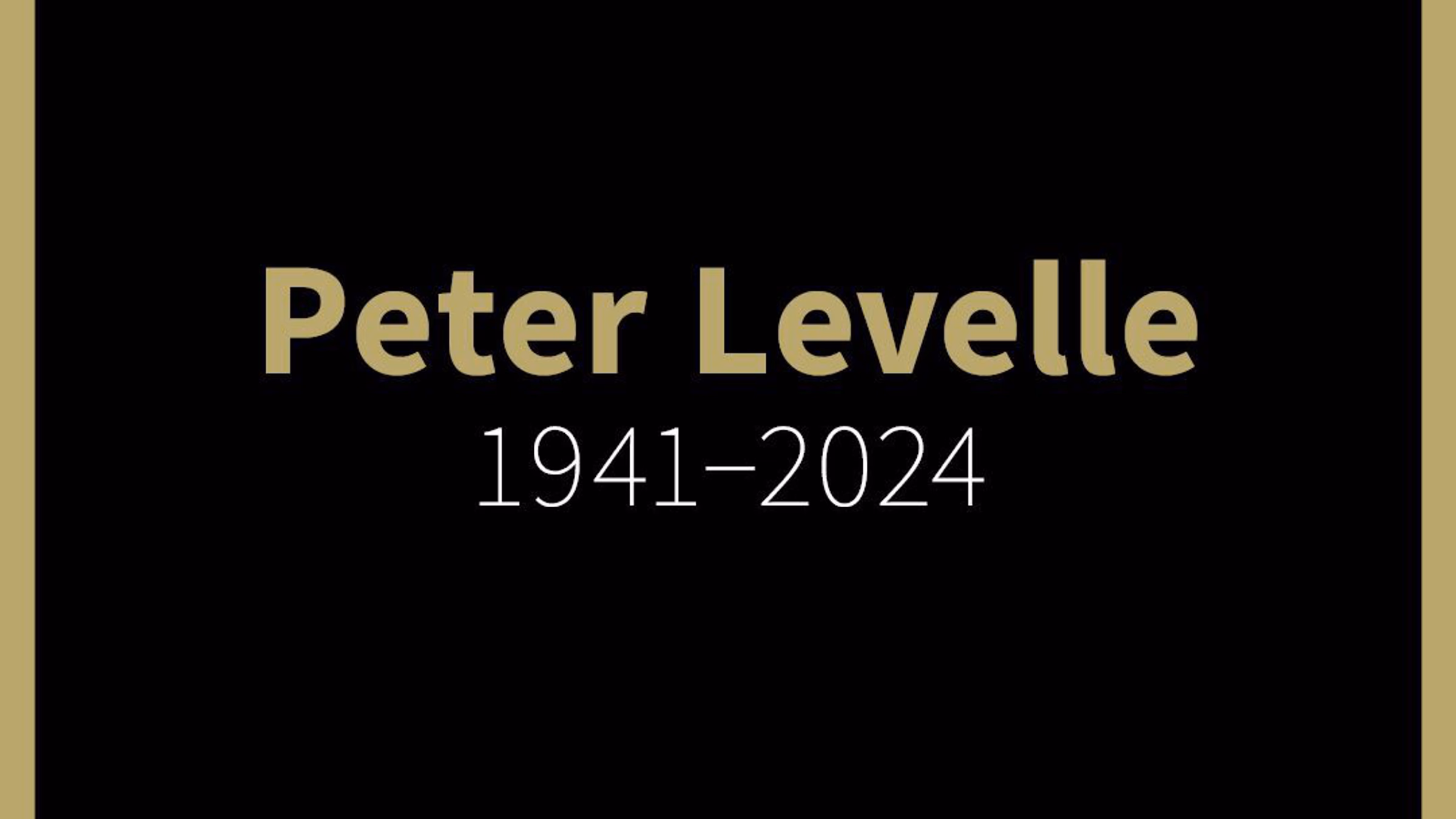 Tribute paid to advertising veteran Peter Levelle film producer, director and brainchild of the British Arrows